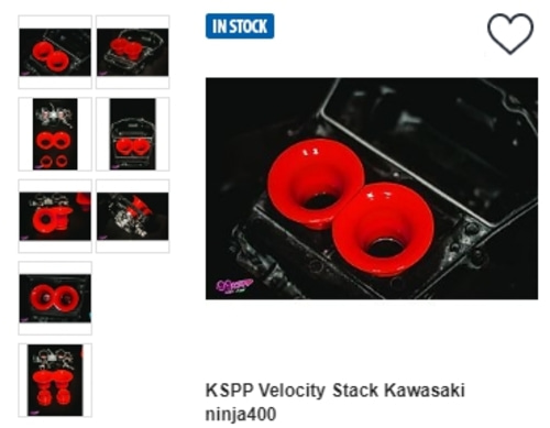 Velocity Stack Kawasaki ninja400