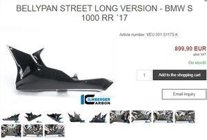 BELLYPAN STREET LONG VERSION - BMW S 1000 RR ´17