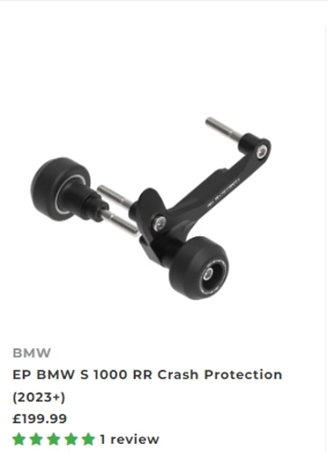 에보텍 BMW S 1000 RR Crash Protection (2023+) PRN016251-01 프레임슬라이더 오토바이 튜닝 부품
